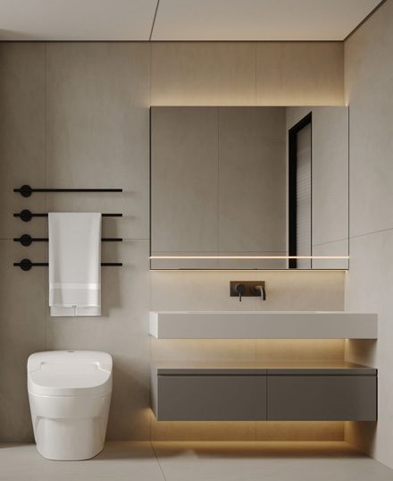 Solid Surface Bathroom Panels