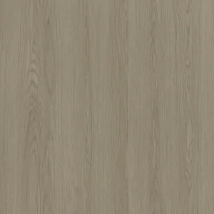 Alderbrook hybrid resilient flooring with soft gray wood grain texture and low gloss finish
