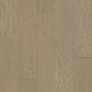 14mm Red Oak engineered wood flooring in a soft greige tone with subtle oak grain