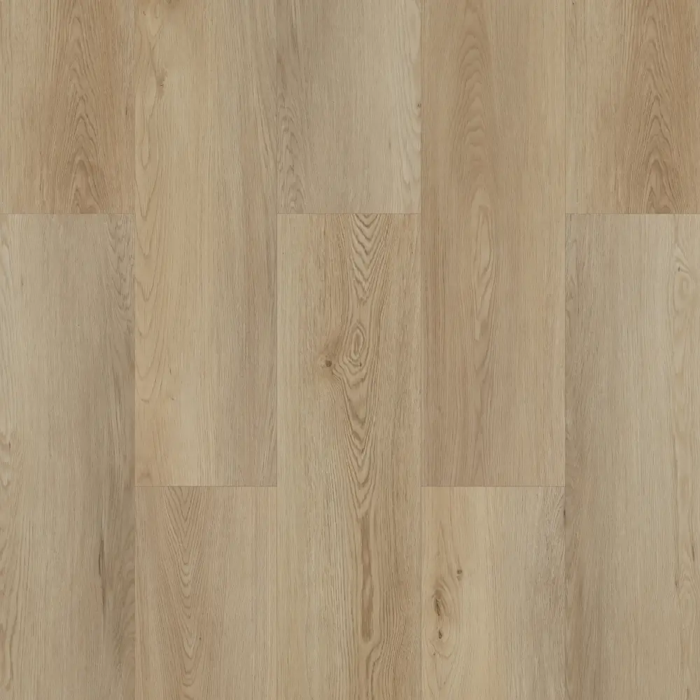 Natural beige oak 8mm SPC flooring plank pattern