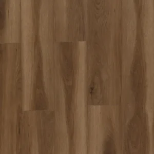 Warm walnut brown 8mm SPC flooring plank pattern