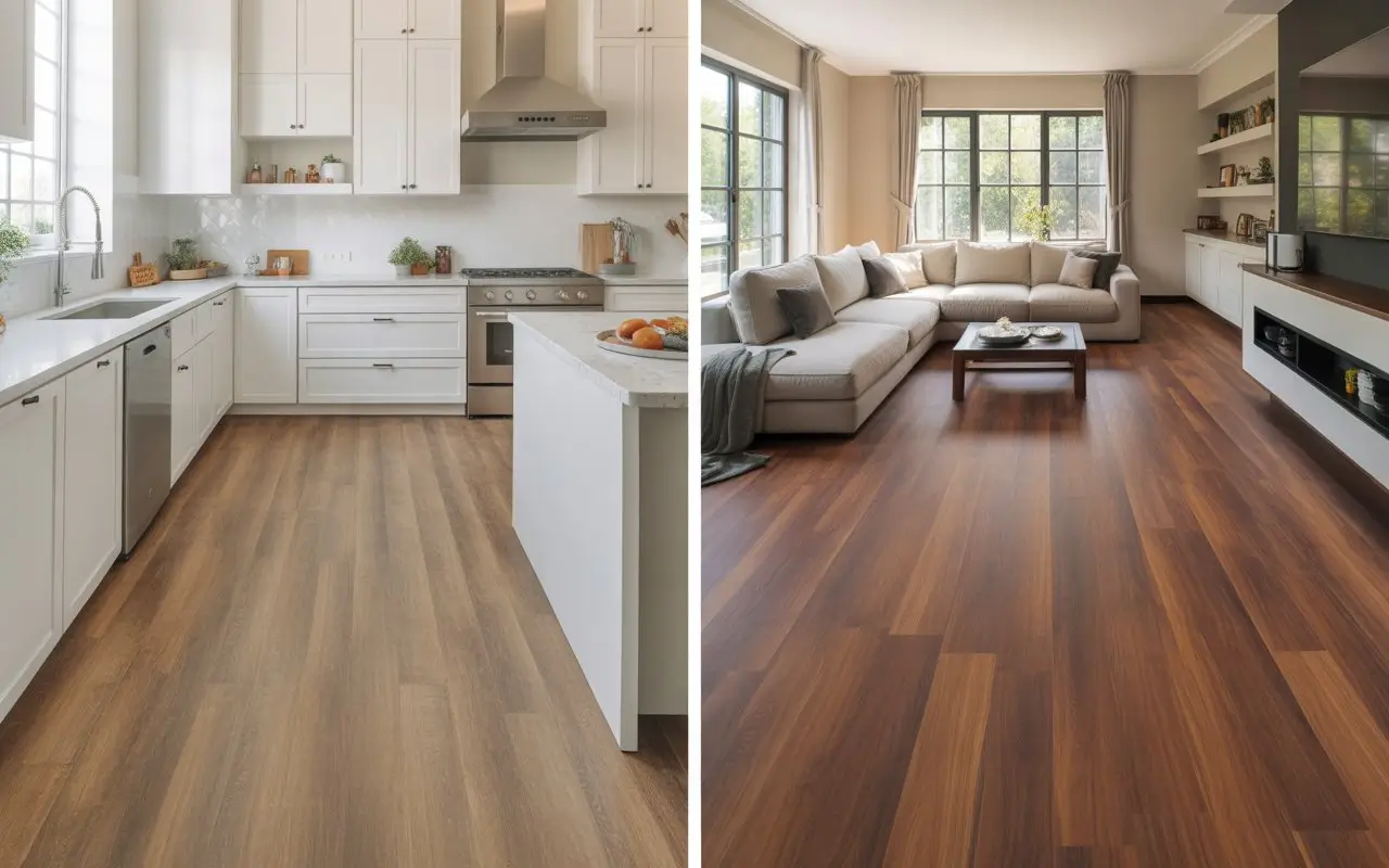 vinyl flooring vs laminate flooring comparison