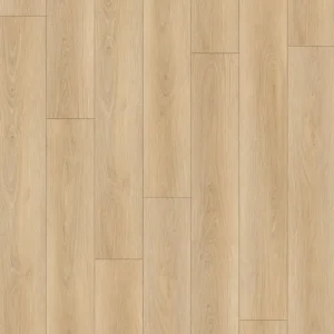 Warm beige wood-look 8mm SPC flooring plank pattern