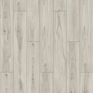 Light gray oak-look 8mm SPC flooring plank pattern