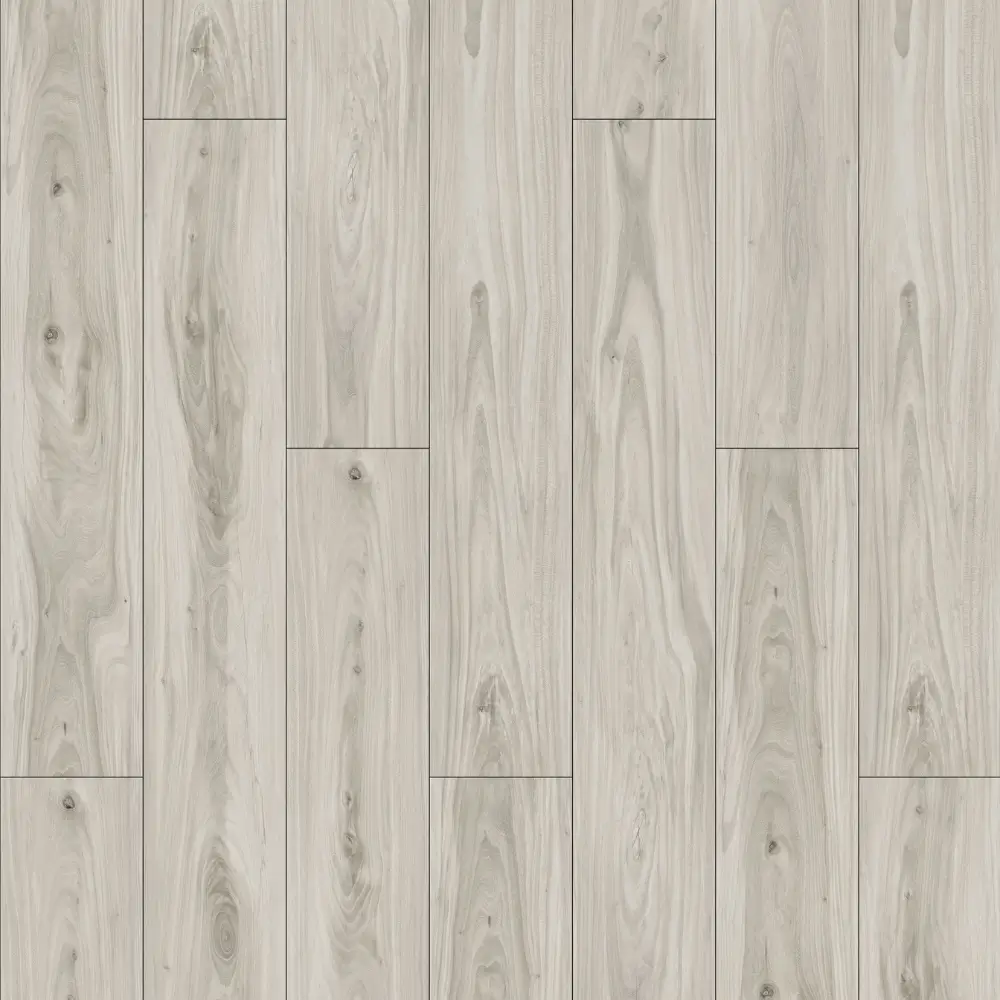 Light gray oak-look 8mm SPC flooring plank pattern