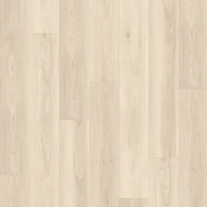 Cream white wood-look 8mm SPC flooring plank pattern