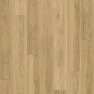 Golden natural oak-look 8mm SPC flooring plank pattern