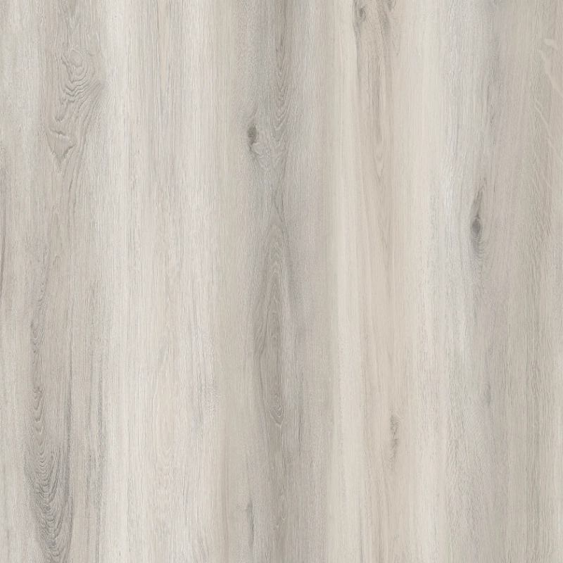 Paris waterproof SPC vinyl plank flooring in muted olive gray wood look