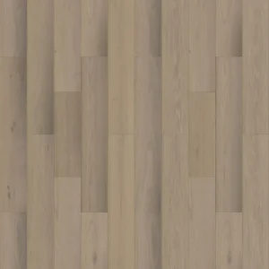 Whispering White 14mm European oak engineered wood flooring in a light neutral tone