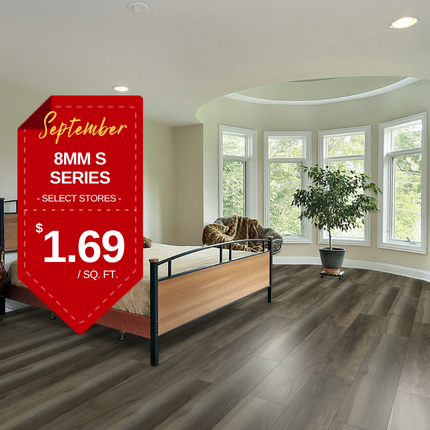 8mm S-Series SPC flooring promotion from $1.69 per sq. ft. at select CasaPro stores